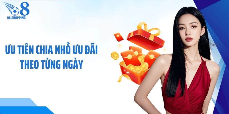 Ưu tiên chia nhỏ ưu đãi theo từng ngày